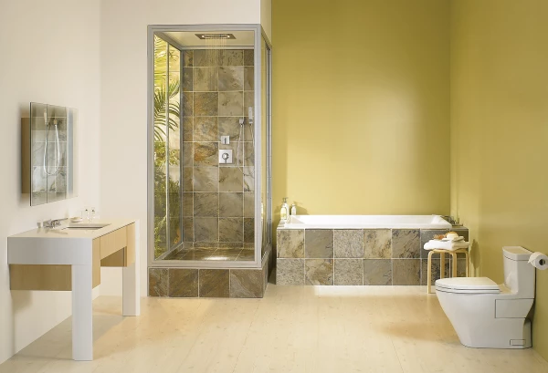 TOTO Legato One-Piece Toilet 1.28 GPF, Elongated, Universal Height, Washlet+ Connection
