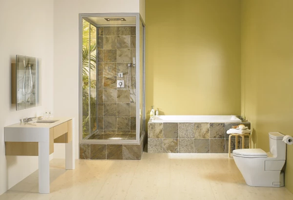 TOTO Legato One-Piece Toilet 1.28 GPF, Elongated, Universal Height, Washlet+ Connection