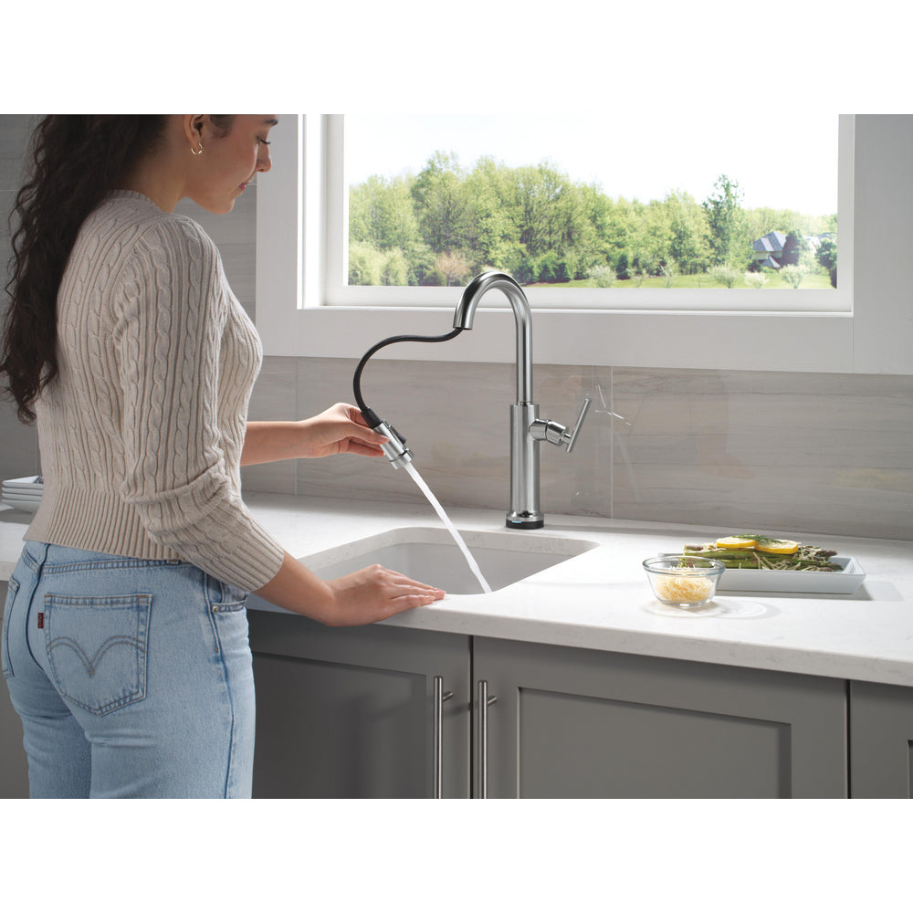 Delta Altado Touchless Pulldown Bar/Prep Faucet - 9986TL