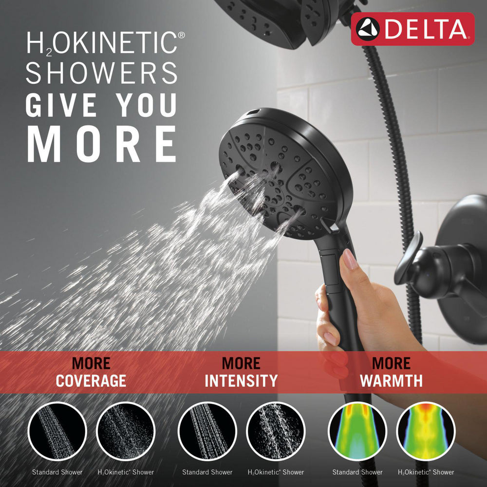 Delta T17245 Bonacci 17 Series Shower Trim with In2ition Shower Head