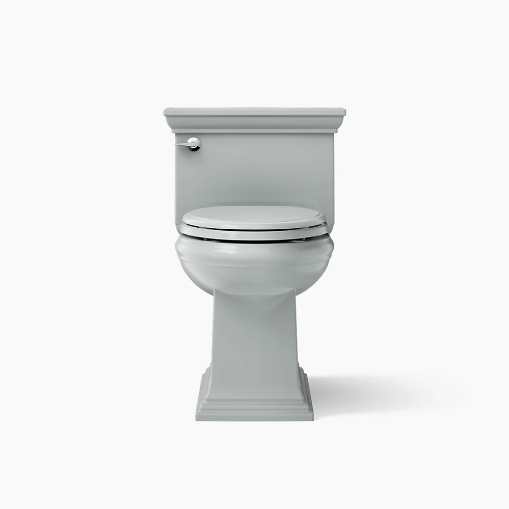 Kohler Memoirs Stately One-Piece Compact Elongated Toilet With Skirted Trapway, 1.28 GPF