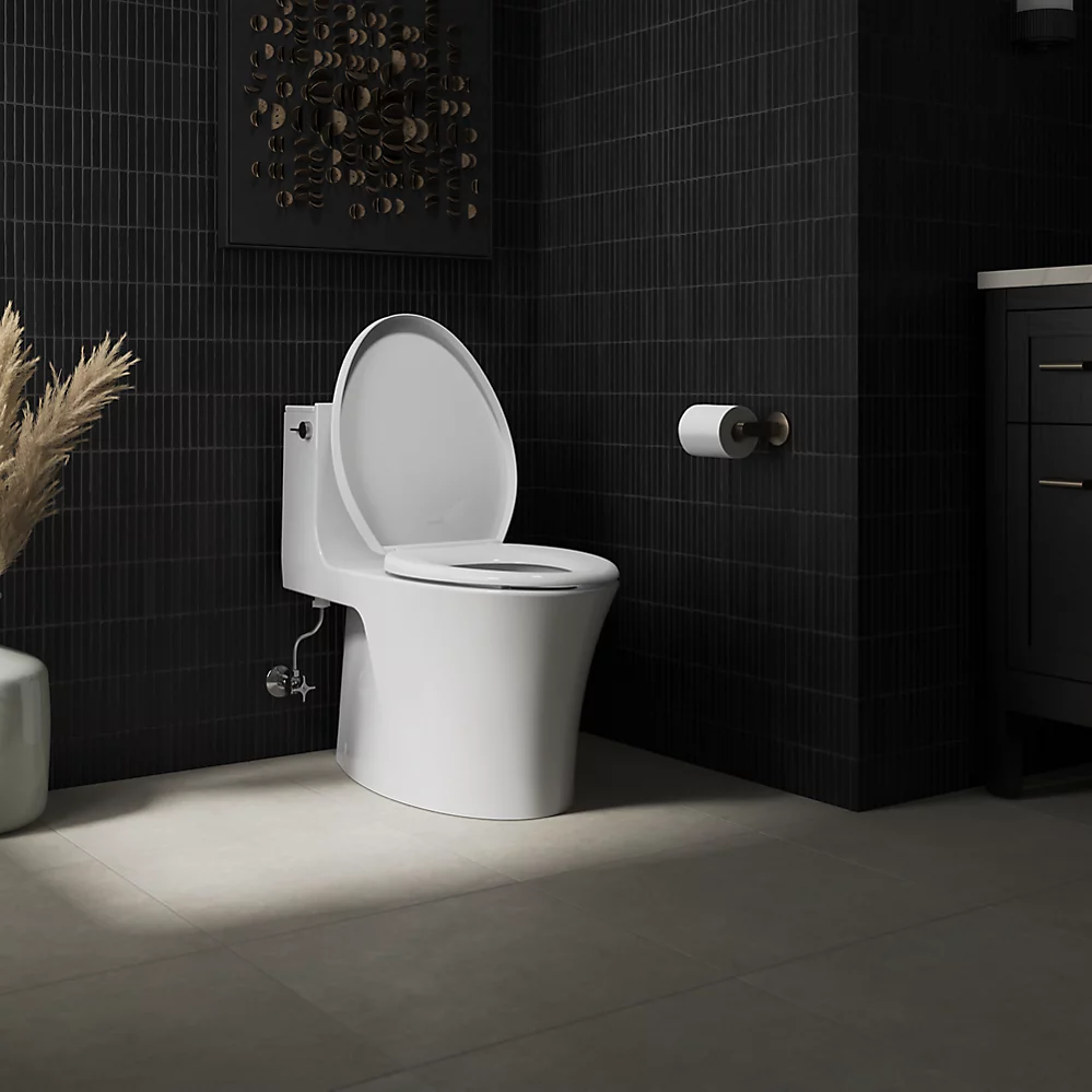 Kohler Impro ReadyLatch Quiet-Close Elongated Toilet Seat - K-26801-0