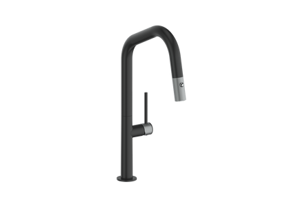 Vogt Drava Pull Down 16" Kitchen Faucet With Angular Spout - KF.16D2.1214
