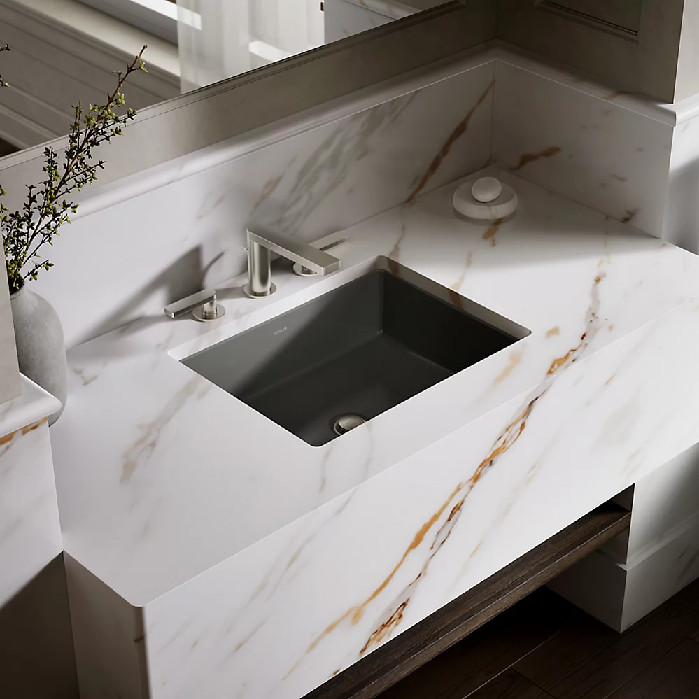 Kohler Verticyl 19-3/4" Rectangular Undermount Bathroom Sink - K-2882