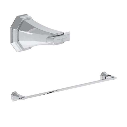 Perrin & Rowe Deco 30" Towel Bar