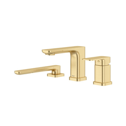 Riobel Equinox 3-Hole Pressure Balance Deck Mount Tub Filler Trim - TEQ16