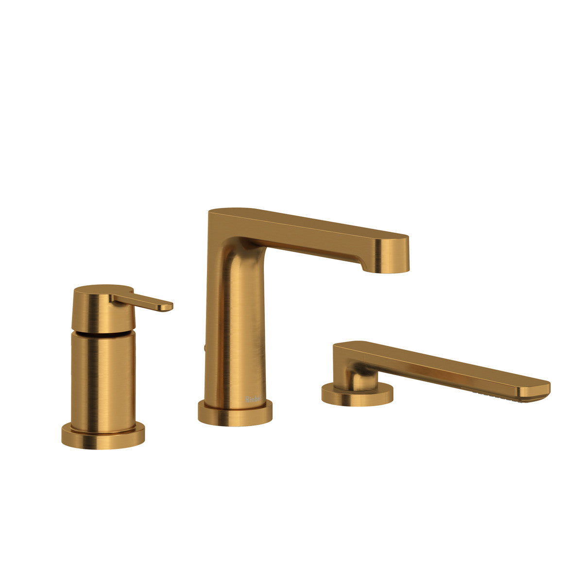 Riobel Nibi 3-Hole Pressure Balance Deck Mount Tub Filler Trim - TNB16
