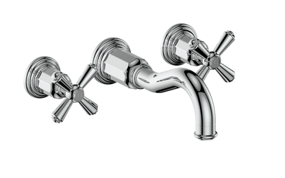 Vogt Carinthia 8" C.C. Wall Mount Lavatory Faucet With Rough-In Valve - BF.CX.1520.CC