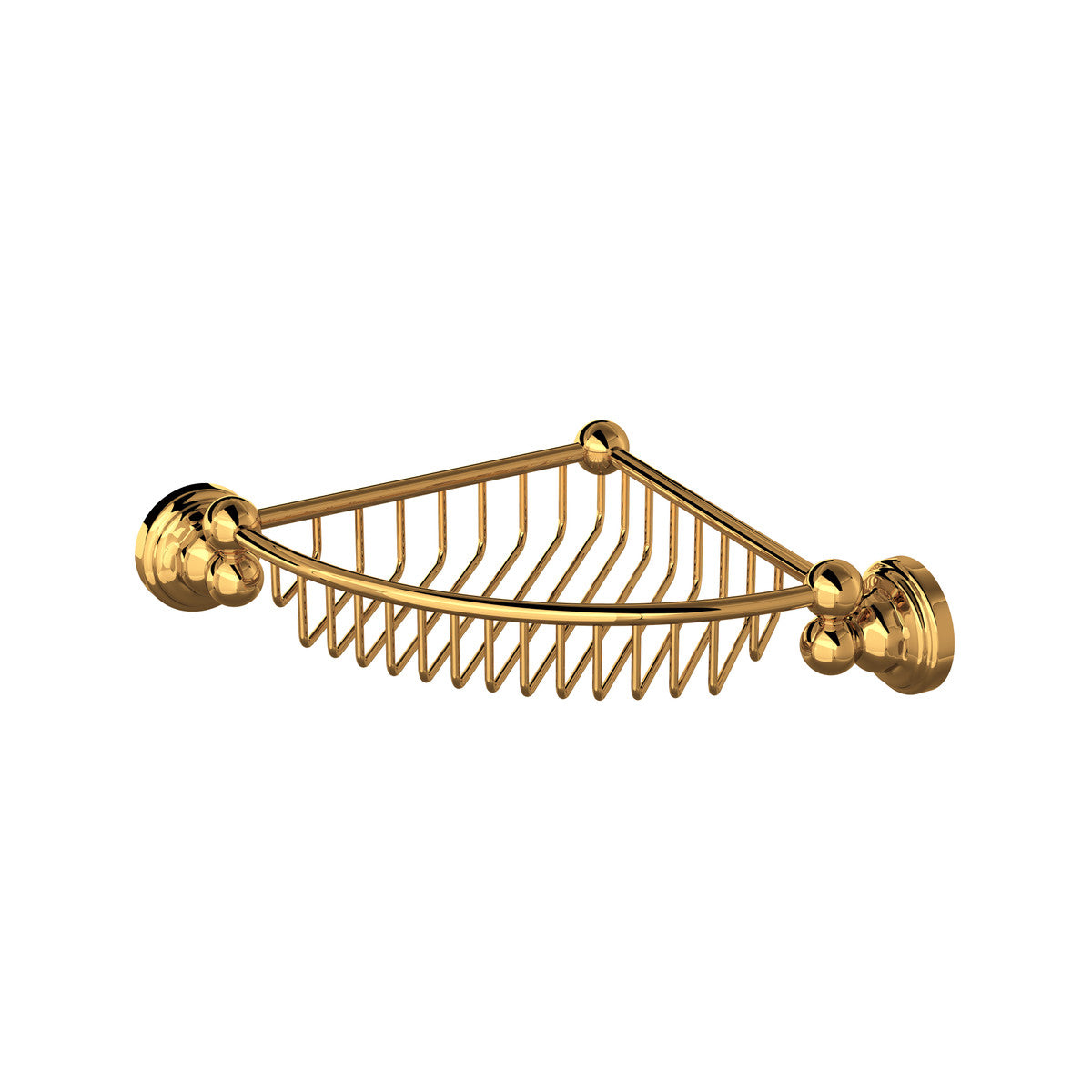 Perrin & Rowe Edwardian Wall Mount Corner Basket