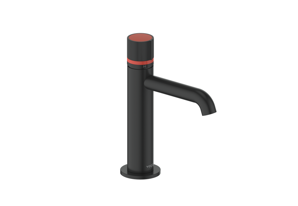 Vogt Mond Single Hole Lavatory Faucet with Pop-Up Drain - Matte Black