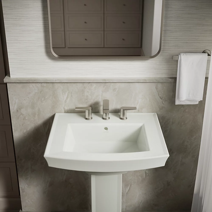 Kohler Archer 24" Rectangular Pedestal Bathroom Sink
