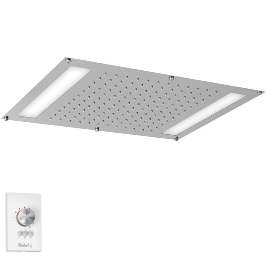Riobel 22" x 16 1/2" Built-In Showerhead With Led Light 476C