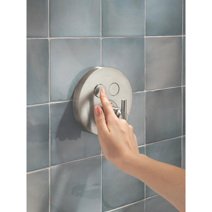 Delta Trinsic SelectChoice Round Contemporary Push-Button Shower Trim - T37T259