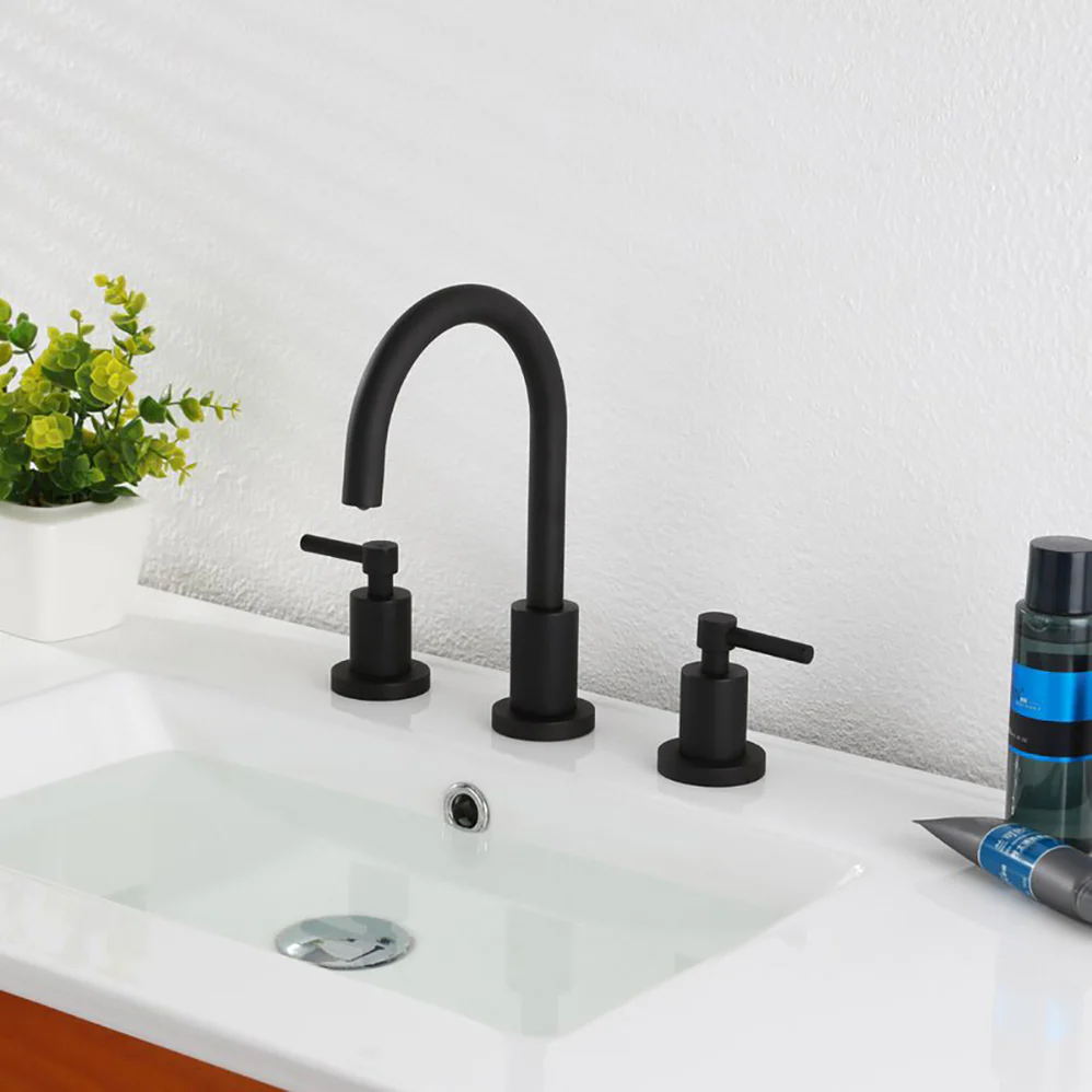 Kodaen Elegante Three Holes Widespread Bathroom Faucet