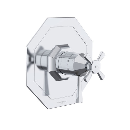 Perrin & Rowe Deco 1/2" Therm & Pressure Balance Trim With 2 Functions (No Share) U.TDC44W1LS