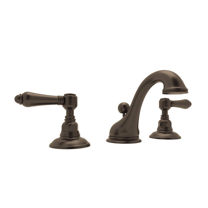 Rohl Acqui Widespread Lavatory Faucet With Low Spout Lever Handles - A1408LM-2