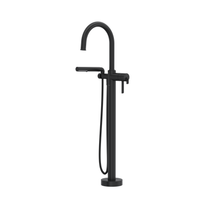 Riobel Authentica Thermostatic Single Hole Floor Mount Tub Filler Trim 6 GPM