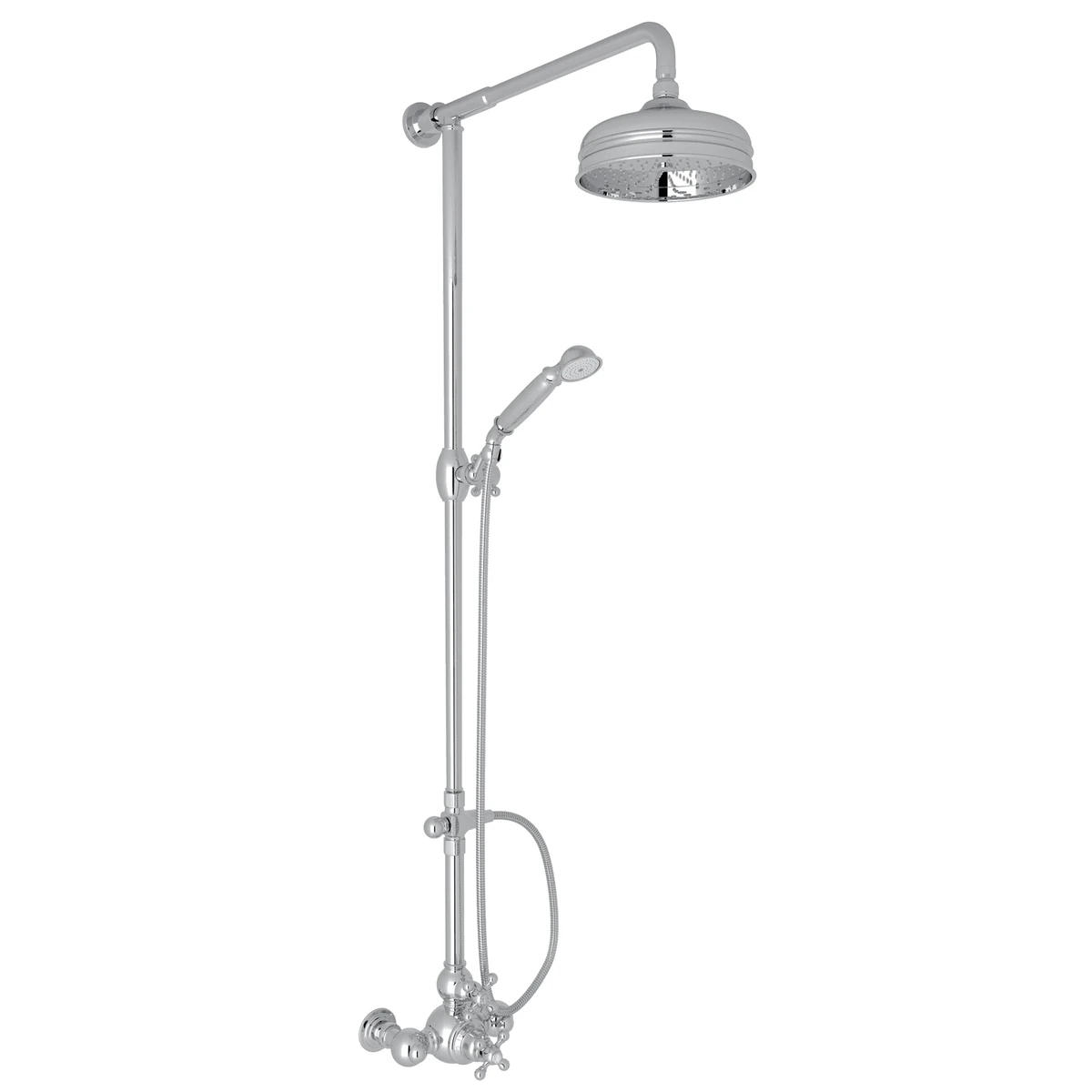Rohl Arcana Exposed Therm Valve With Volume And Temperature Control, Cross Handles - AC407X