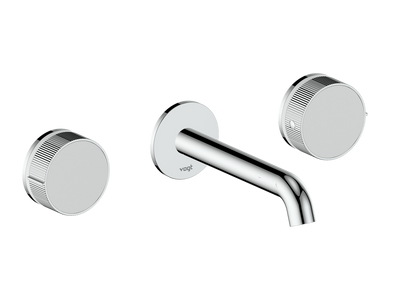 Vogt Mond 8" C.C. Wall-Mount Lavatory Faucet in Chrome, Trim Only