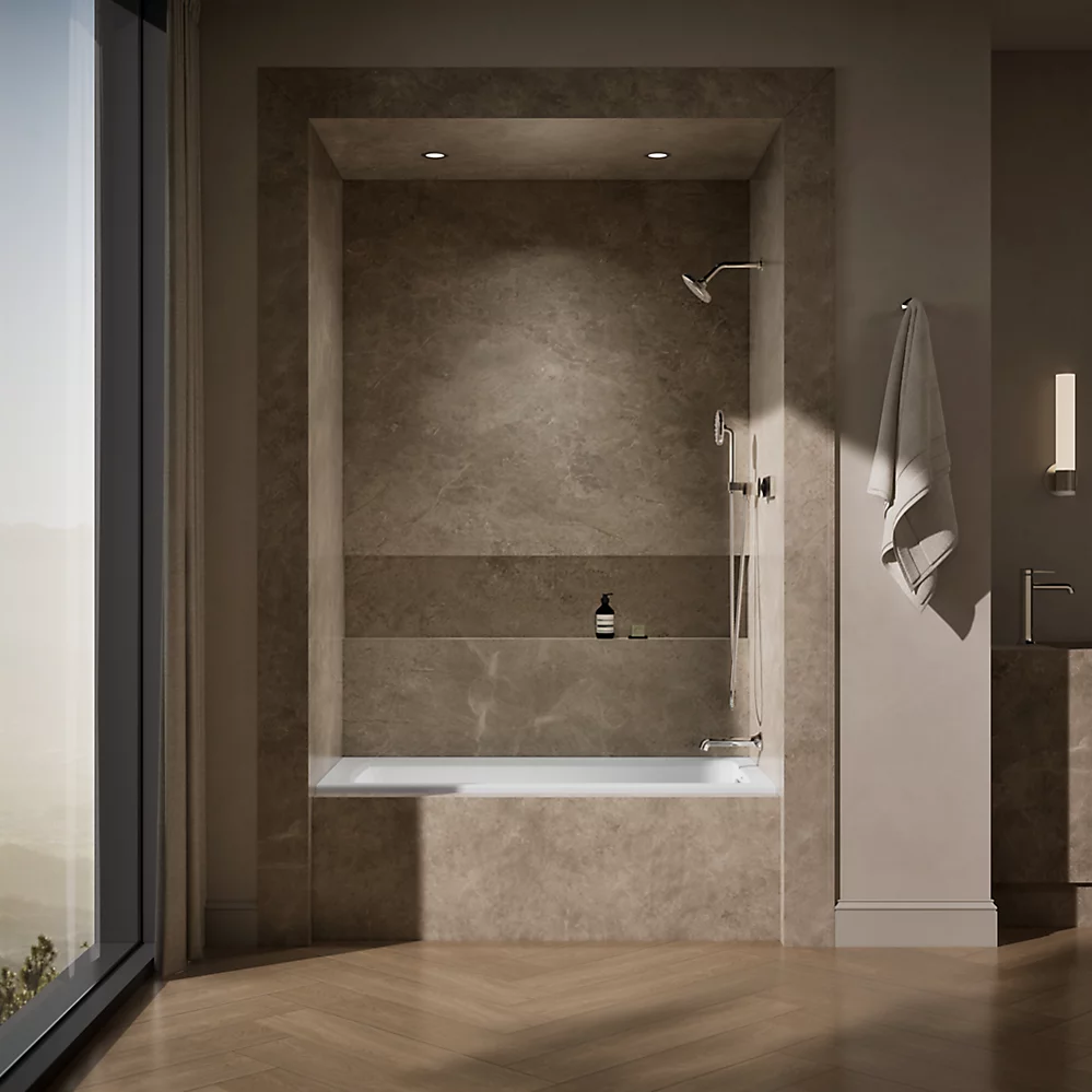 Kohler Archer 60" x 30" Alcove Bath, Right Drain