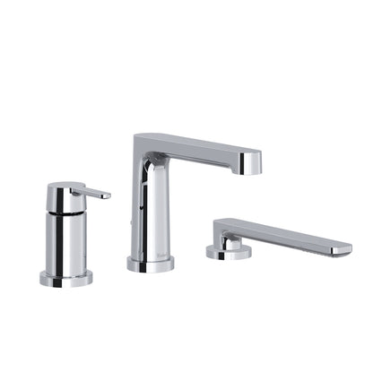 Riobel Nibi 3-Hole Pressure Balance Deck Mount Tub Filler Trim - TNB16