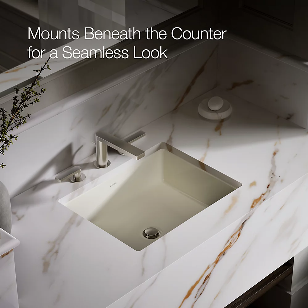 Kohler Verticyl 19-3/4" Rectangular Undermount Bathroom Sink - K-2882