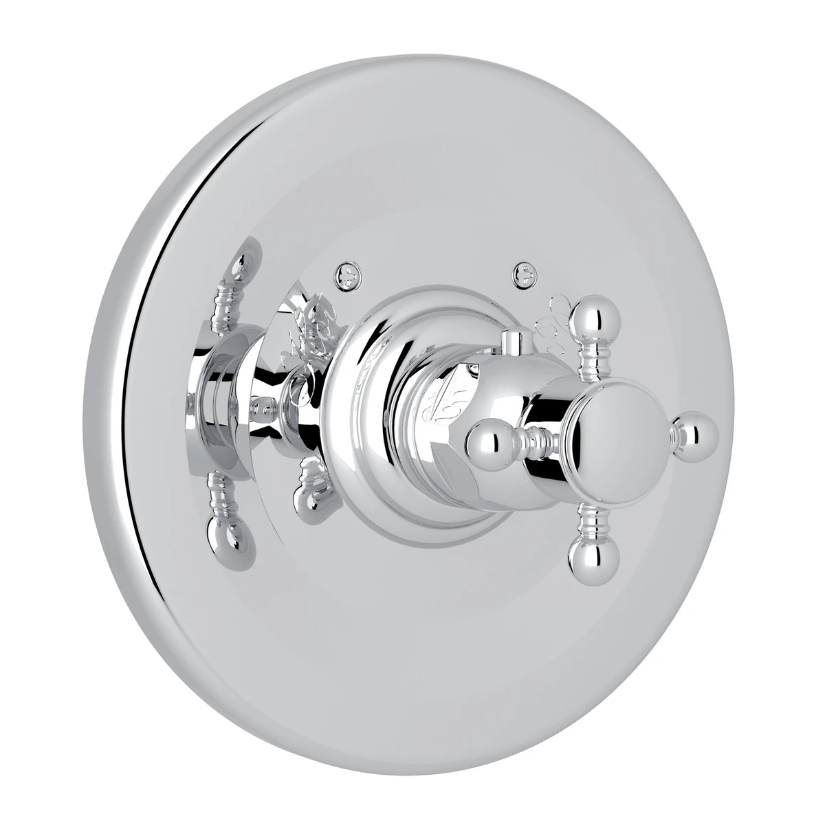 Rohl Acqui 3/4" Thermostatic Trim Without Volume Control, Cross Handles - A4914XM