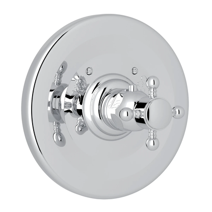 Rohl Acqui 3/4" Thermostatic Trim Without Volume Control, Cross Handles - A4914XM
