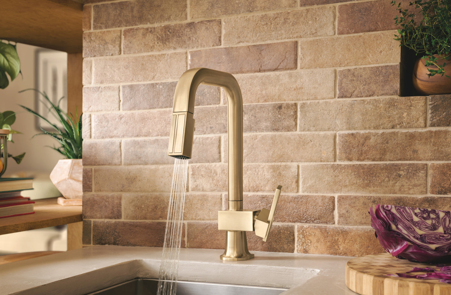 Brizo Frank Lloyd Wright Pull-Down Kitchen Faucet Lever Handle Kit - HLK024