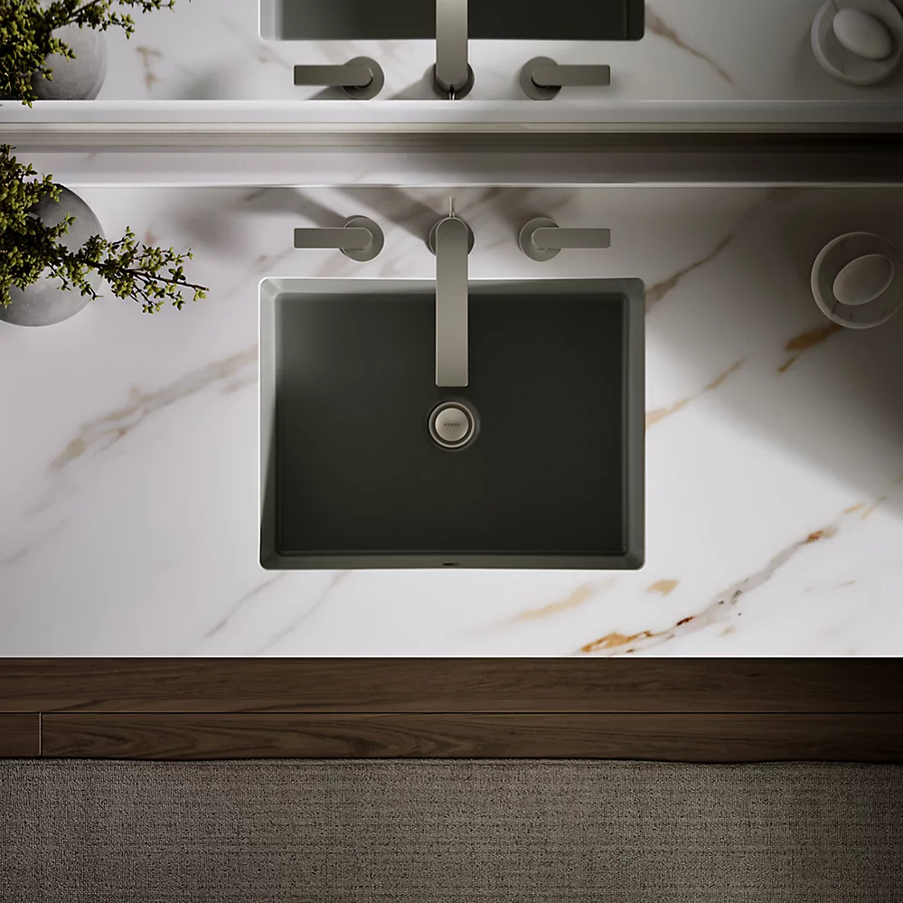 Kohler Verticyl 19-3/4" Rectangular Undermount Bathroom Sink - K-2882