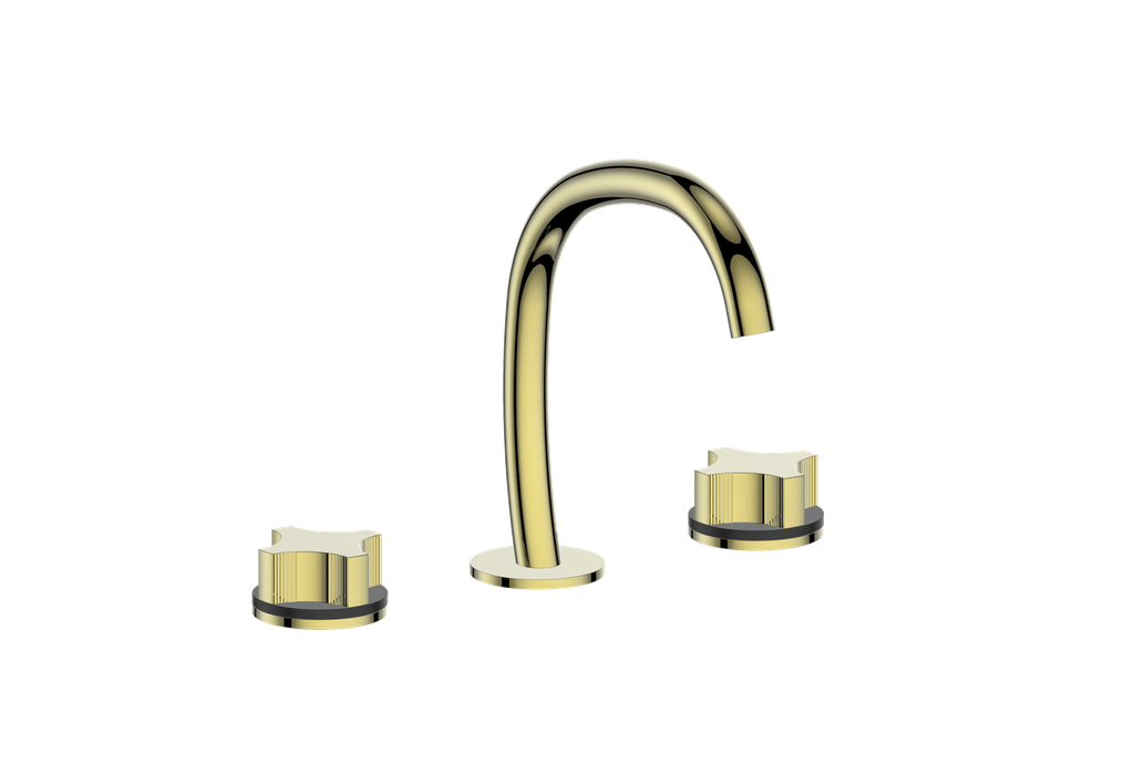 Vogt Mond 8" C.C. Lavatory Faucet With Pop-Up Drain - Crescent Handle - BF.M2.1331