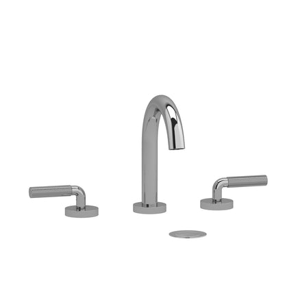 Riobel Riu Widespread Bathroom Faucet With C-Spout RU08L