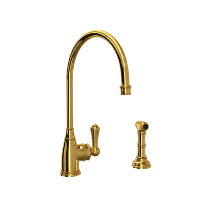 Perrin & Rowe Georgian Era Kitchen Faucet With Side Spray 1.8 GPM
