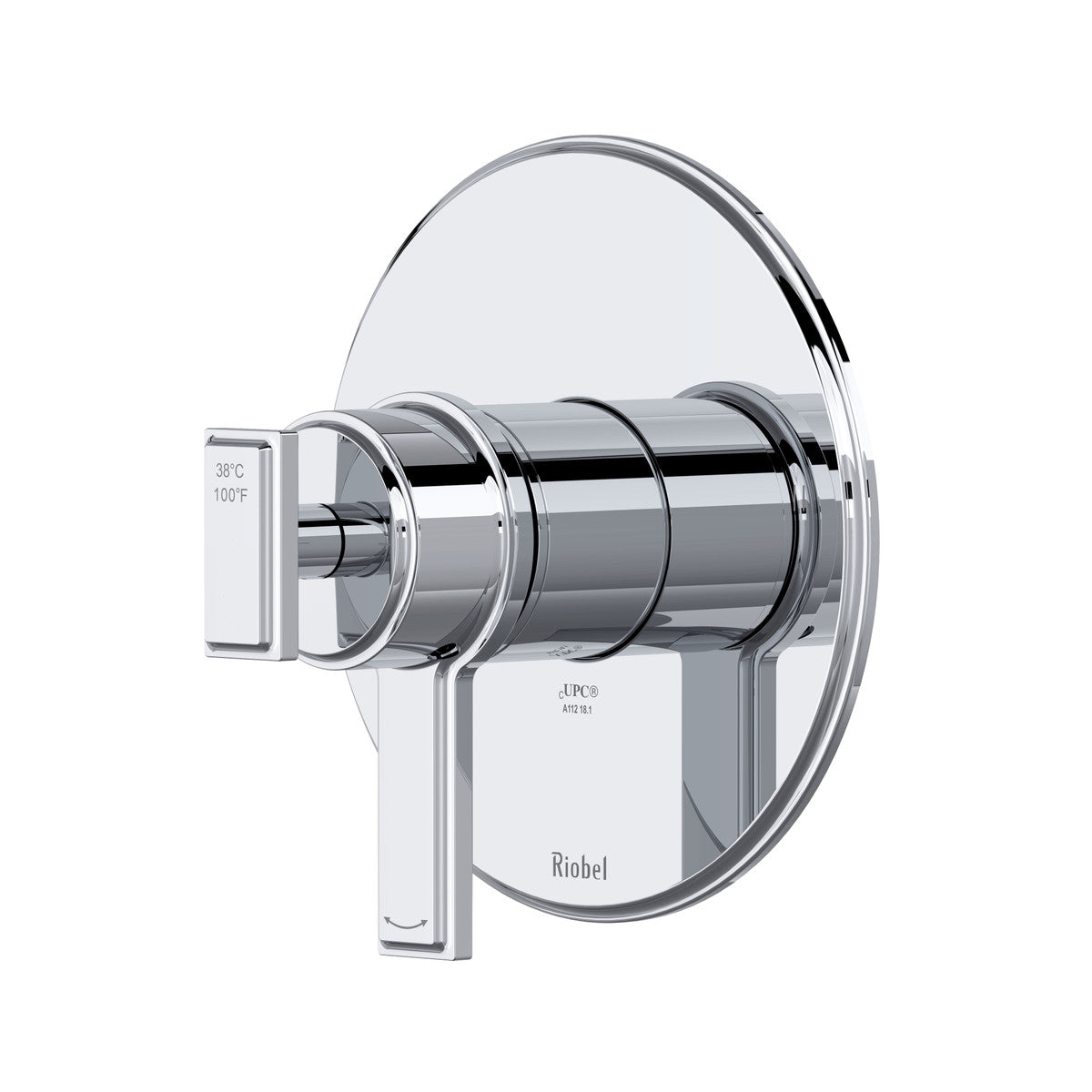 Riobel Manifesto 1/2" Therm & Pressure Balance Trim With 2 Functions (No Share) - TMF44