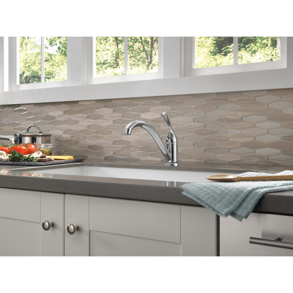 Delta Classic Single Handle Kitchen Faucet 1.8 Gpm - 101-DST