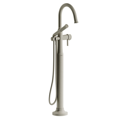 Riobel Momenti Single Hole Floor Mount Tub Filler Trim With C-Spout - TMMRD39J