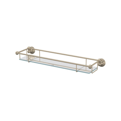 Perrin & Rowe Edwardian Wall Mount Tempered Glass Vanity Shelf