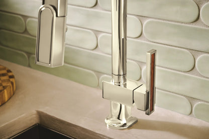 Brizo Frank Lloyd Wright Pull-Down Kitchen Faucet Lever with Wood Inlay Handle Kit - HLK024-WD