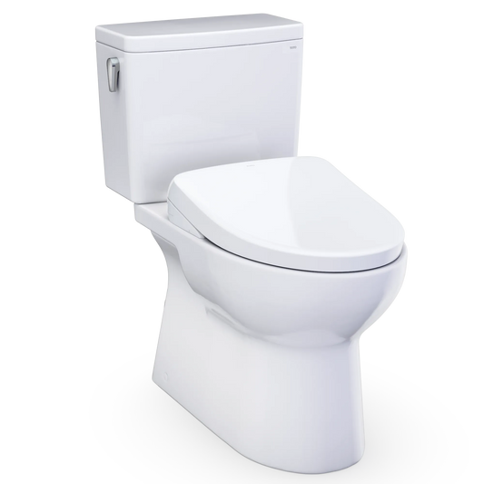 TOTO NEW Glaston Washlet+ S7 Two-Piece Toilet - 1.0 GPF Universal Height