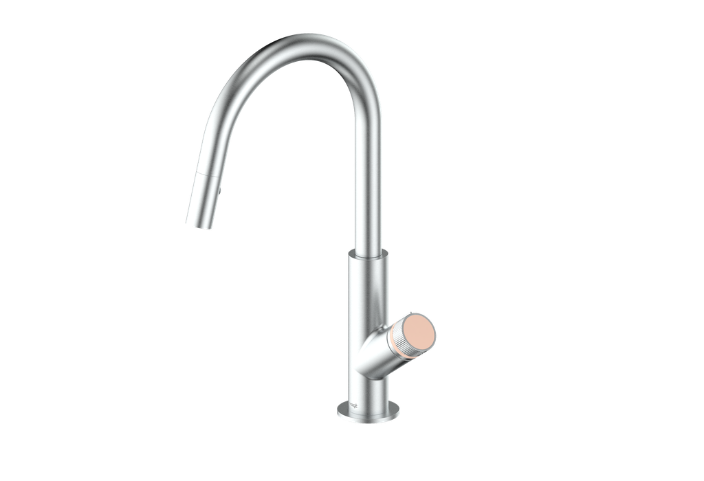 Vogt Mond 16" Kitchen Faucet in Stainless Steel, KF.16M1.1504.SS