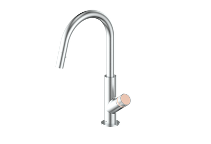 Vogt Mond 16" Kitchen Faucet in Stainless Steel, KF.16M1.1504.SS