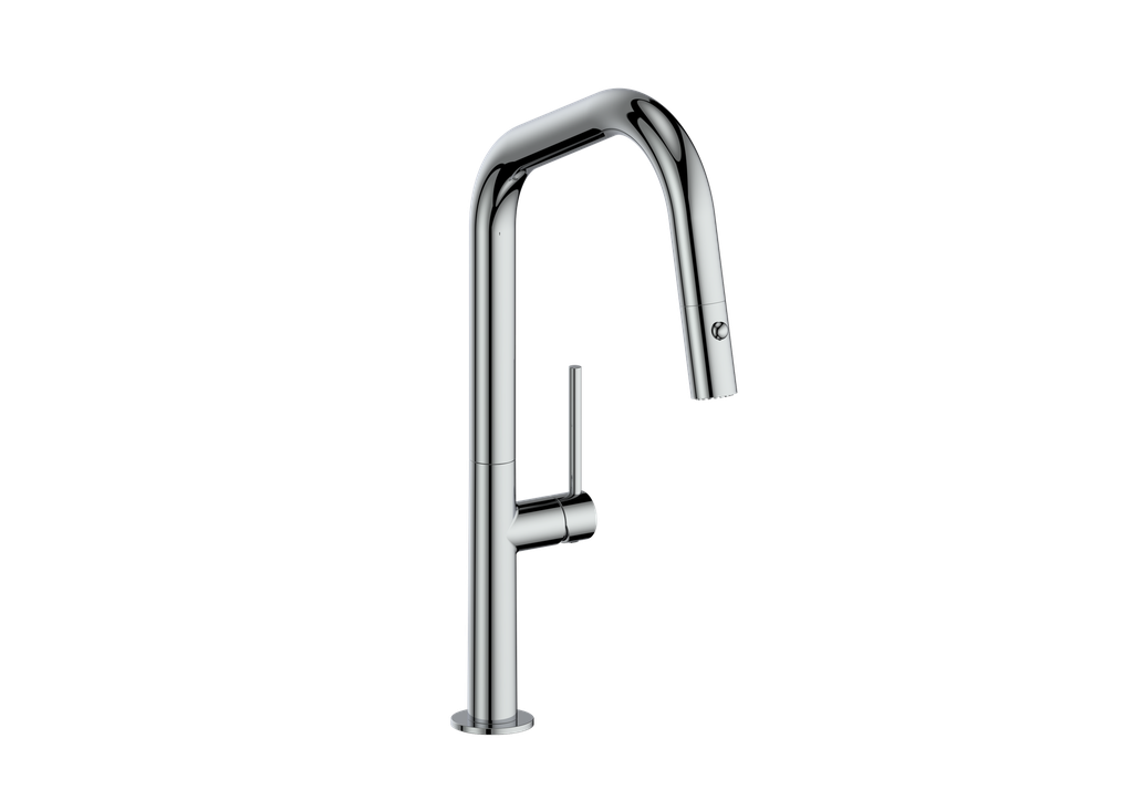 Vogt Dornbirn Pull Down 16" Kitchen Faucet With Angular Spout