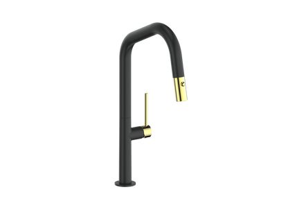 Vogt Dornbirn Pull Down 16" Kitchen Faucet With Angular Spout
