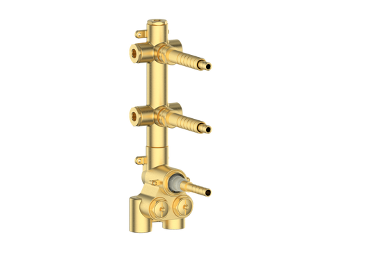Vogt 3/4" High-Flow Thermostatic Valve With 2 Integrated Volume Controls - VE.250