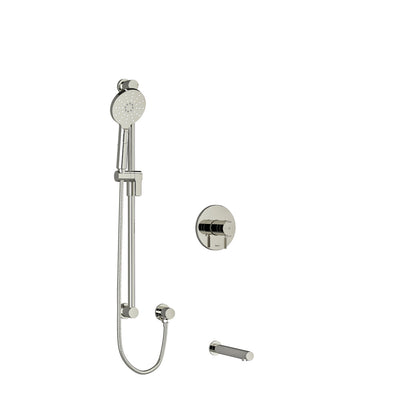 Riobel Riu Shower Kit 1244 Trim Only Knurled Handles - TKIT1244RUTMKN