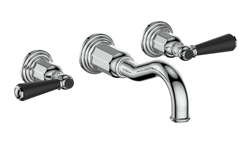 Vogt Carinthia 8" C.C. Wall Mount Lavatory Faucet With Rough-In Valve - BF.CX.1520.CC
