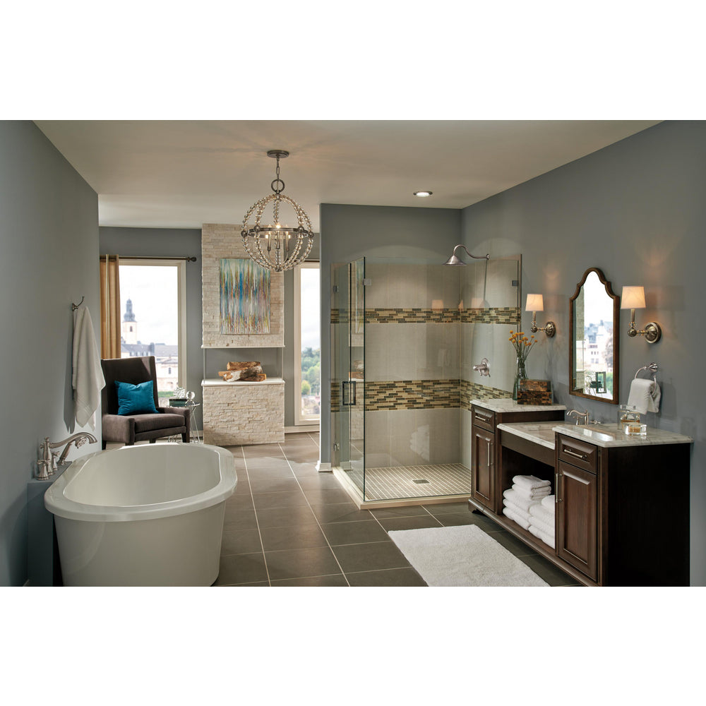 Delta Cassidy Metal Cross Handle Kit for Deck Mount Bathroom & Bidet - H295