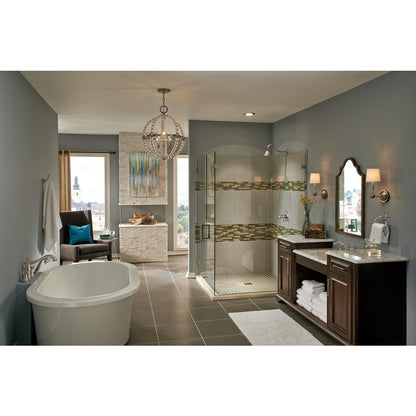 Delta Cassidy Metal Cross Handle Kit for Deck Mount Bathroom & Bidet - H295