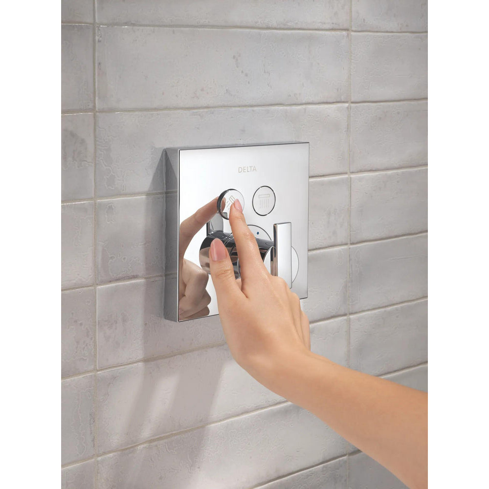 Delta SelectChoice Ara Angular Modern Push-Button Shower Trim - T37T267