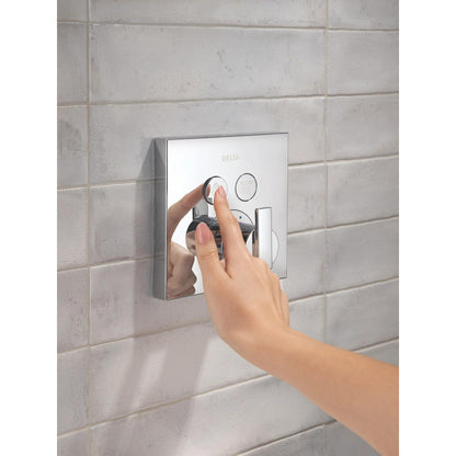 Delta SelectChoice Ara Angular Modern Push-Button Shower Trim - T37T267